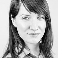 Black and white headshot of Becky Bolton